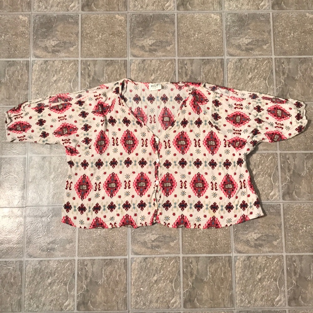 Women’s Open Arm Crop Top Size Medium H.I.P